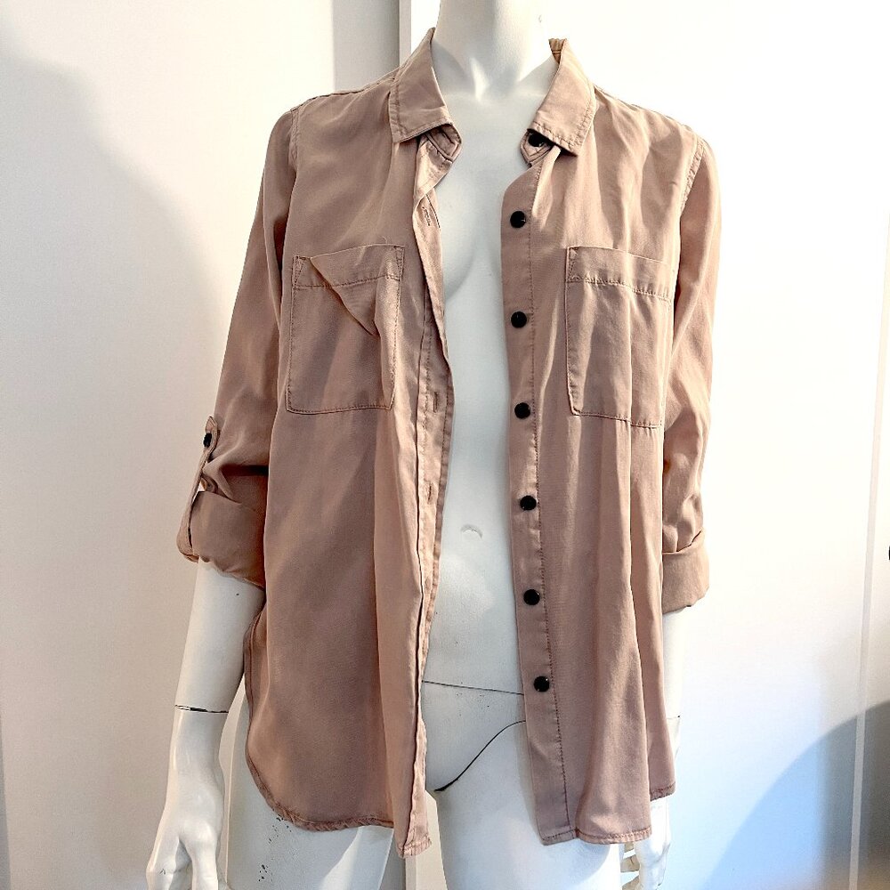 NWT Silky Button Down Shirt